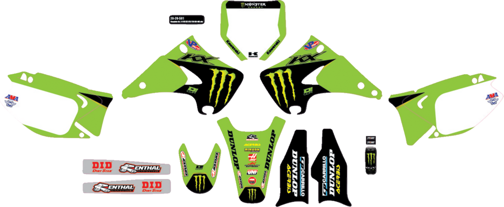 D'COR Visuals Complete Graphics Kit - '21 Monster Energy
