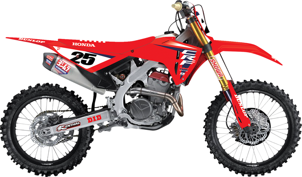 D'COR Visuals Complete Graphics Kit - '25 HRC Honda