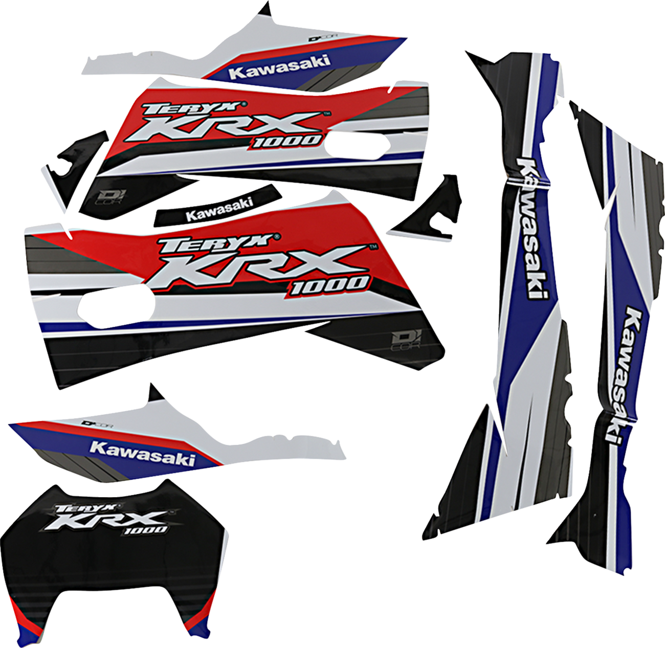 D'COR Visuals Complete UTV Graphics Kit - Complete Graphics Kit