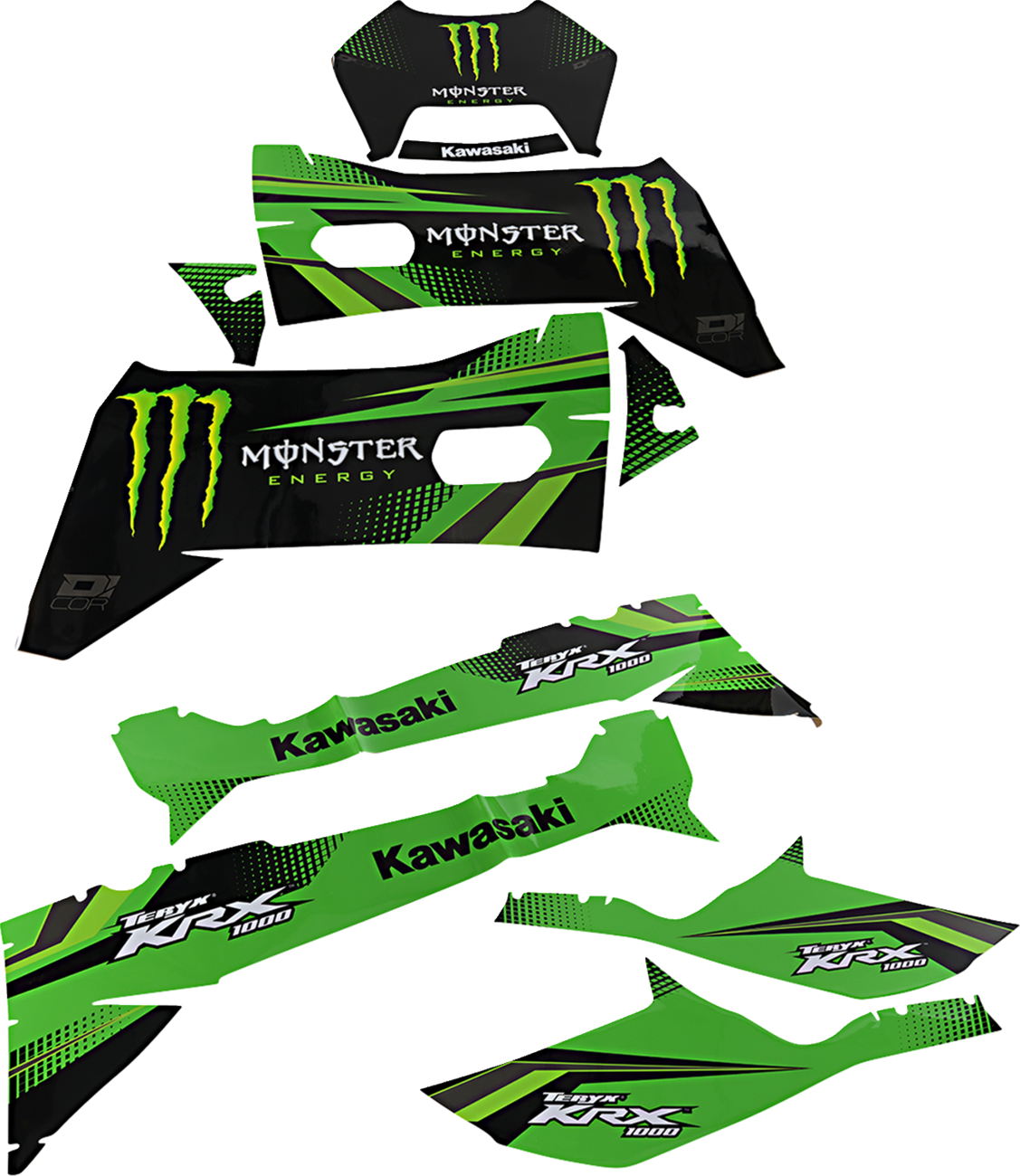 D'COR Visuals Complete UTV Graphics Kit - Complete Graphics Kit