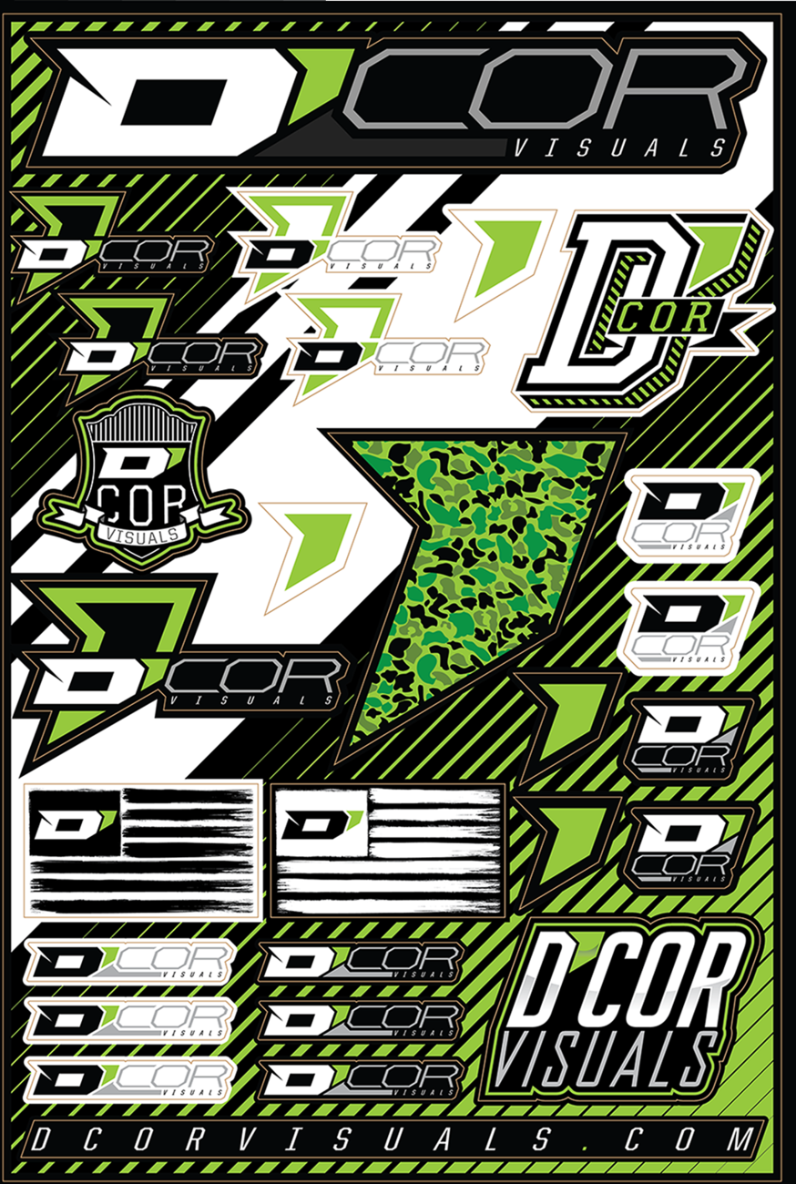 D'COR Visuals Decal Sheet