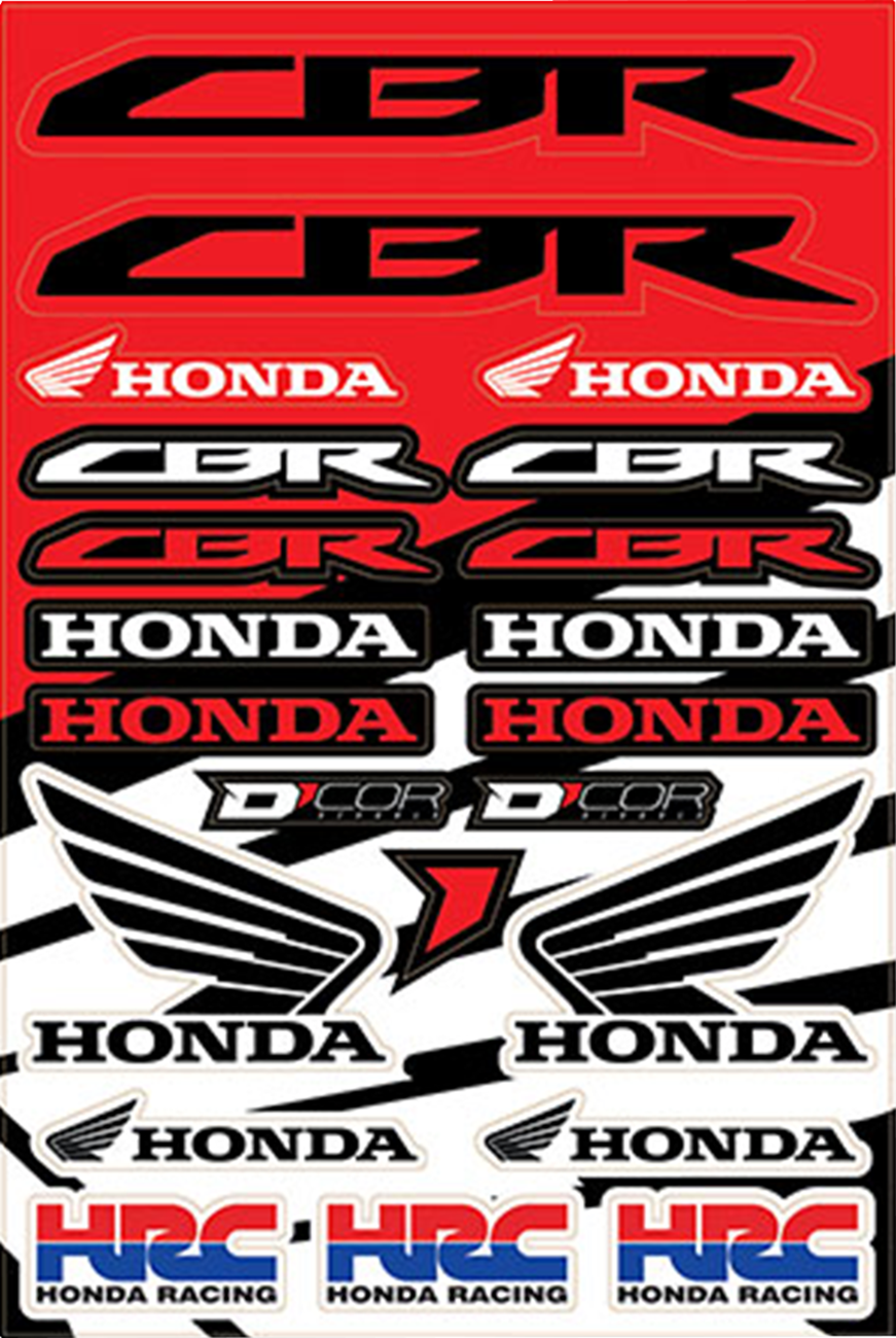 D'COR Visuals Decal Sheet - Honda Street