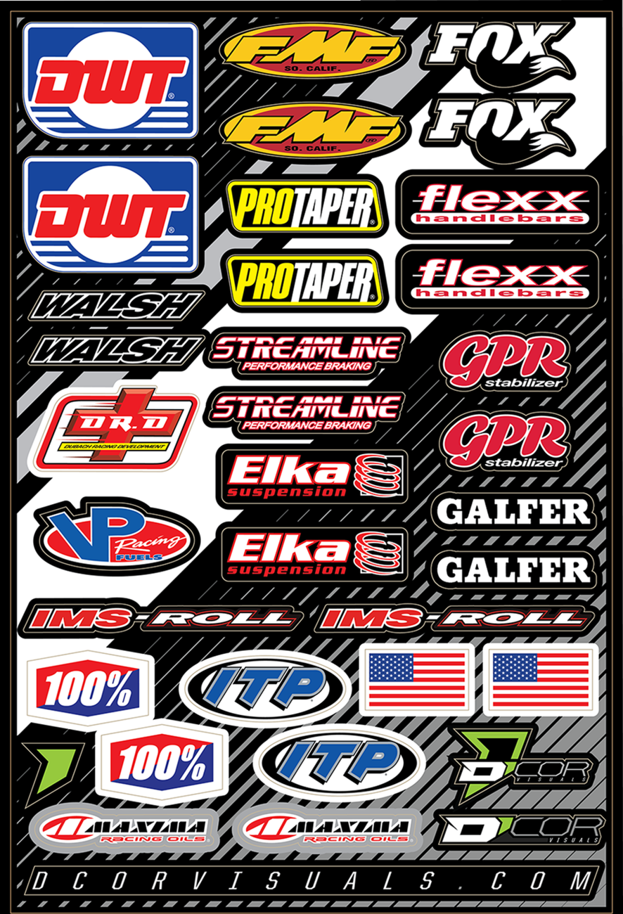 D'COR Visuals Decal Sheet - Misc. ATV