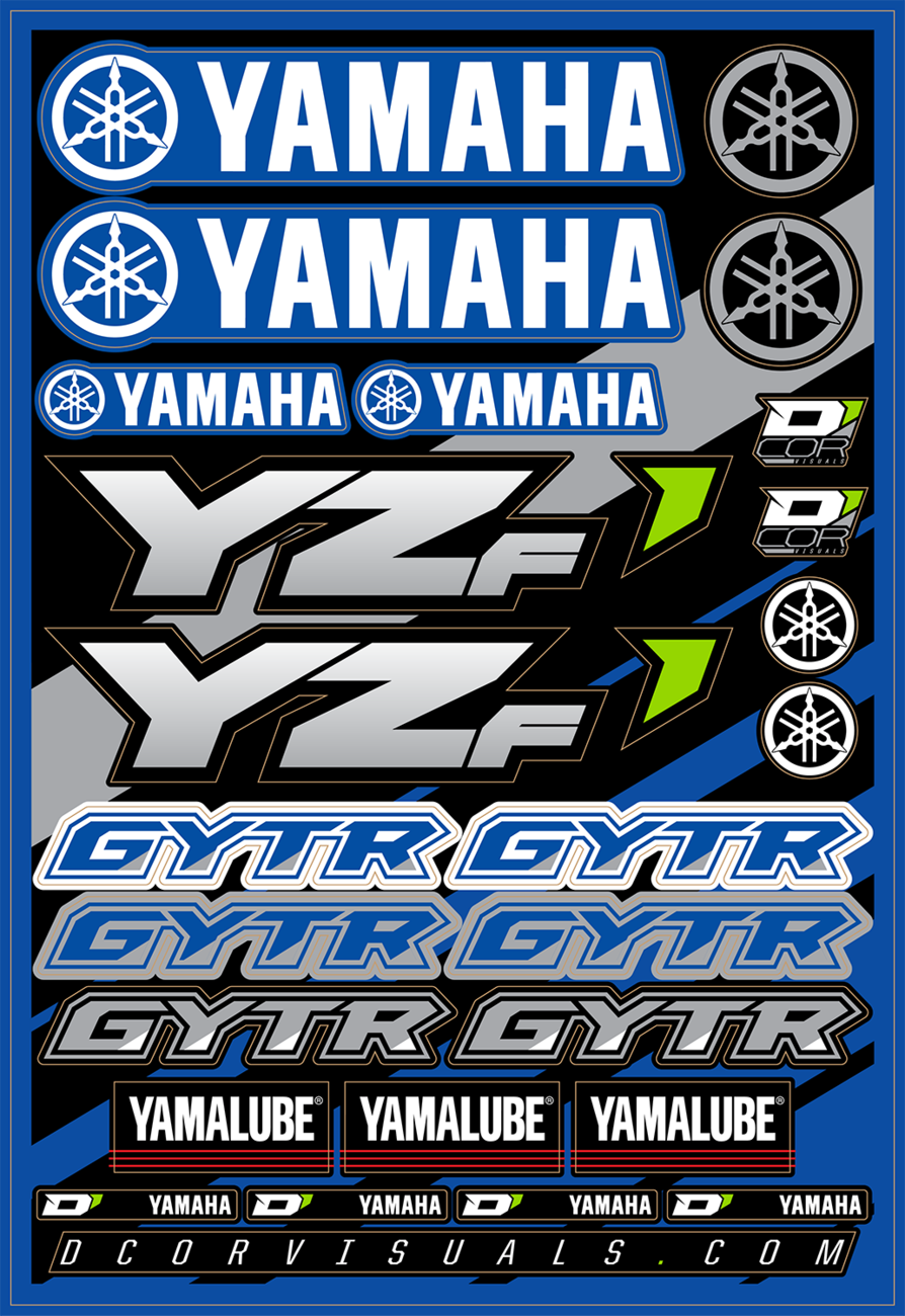 D'COR Visuals Decal Sheet - Yamaha YZF