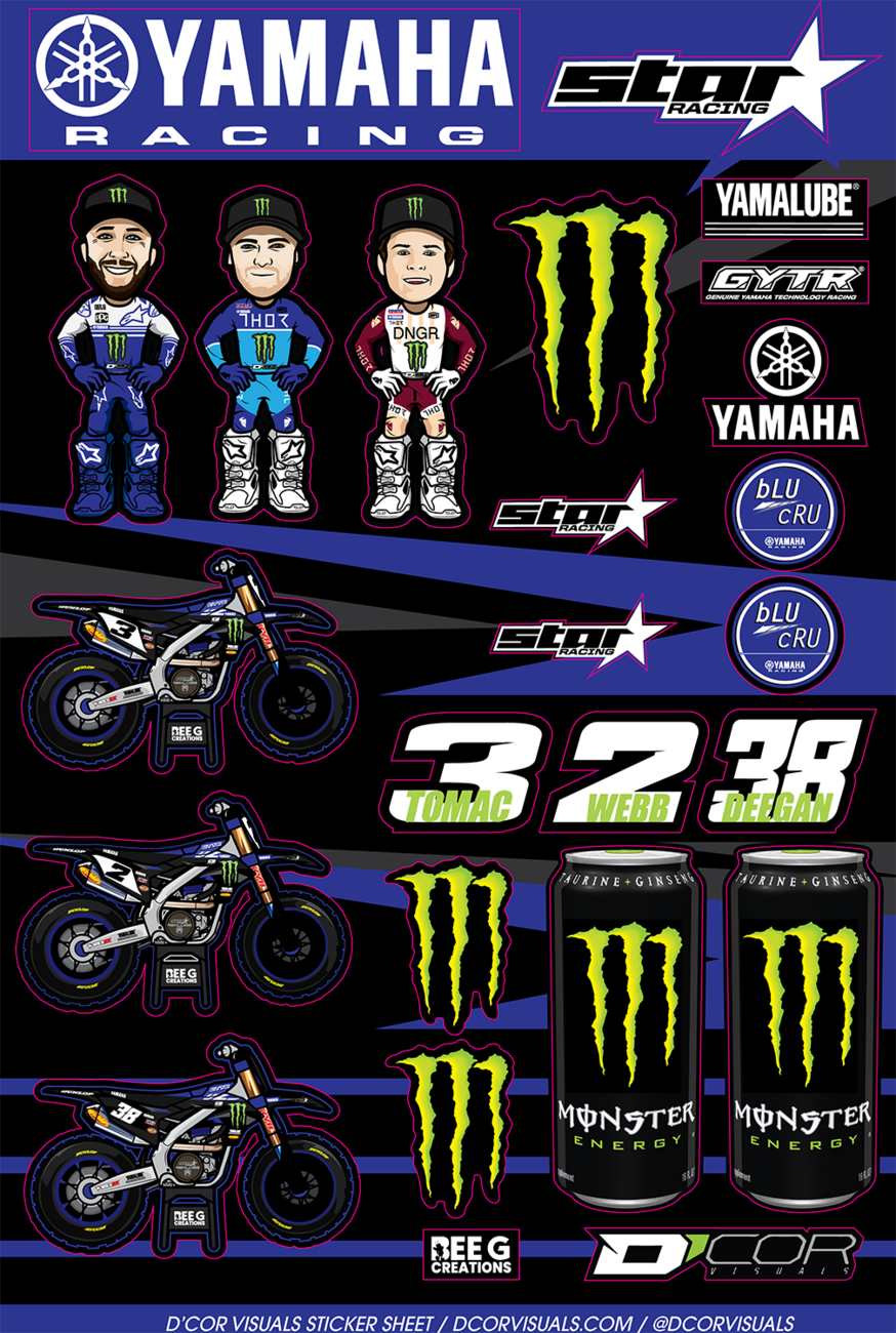 D'COR Visuals Decal Sheet