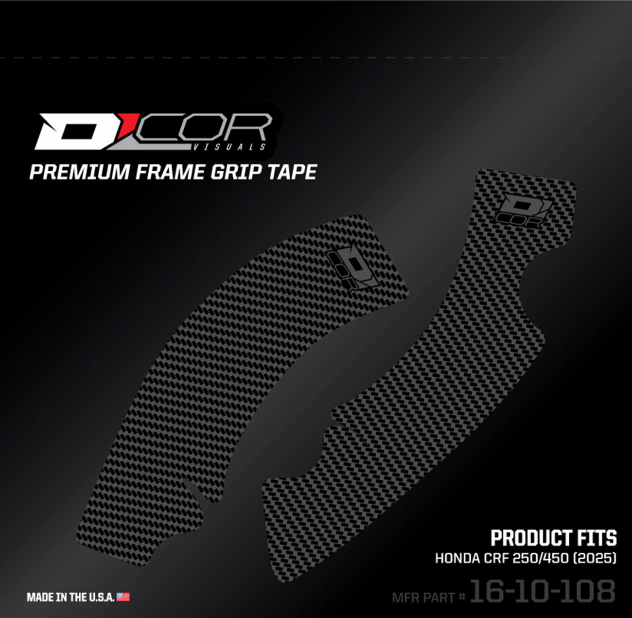D'COR Visuals Frame Grip Tape - Gray