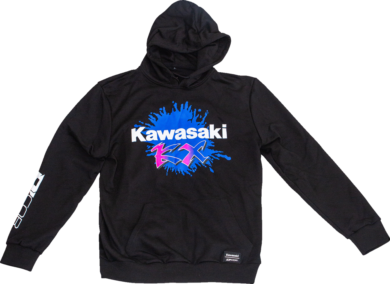 D'COR Visuals Kawasaki Retro Sweatshirt - Black
