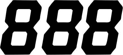 D'COR Visuals Race Number Plate - Race Number Plate