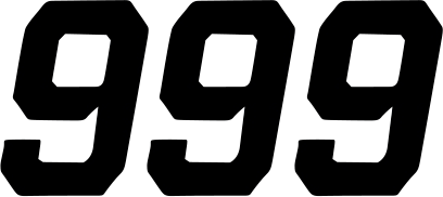 D'COR Visuals Race Number Plate - Race Number Plate