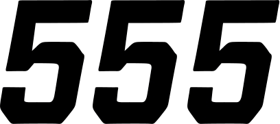 D'COR Visuals Race Number Plate - Race Number Plate