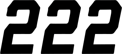 D'COR Visuals Race Number Plate - Race Number Plate