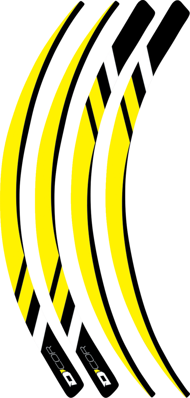 D'COR Visuals Rim Decal - Yellow