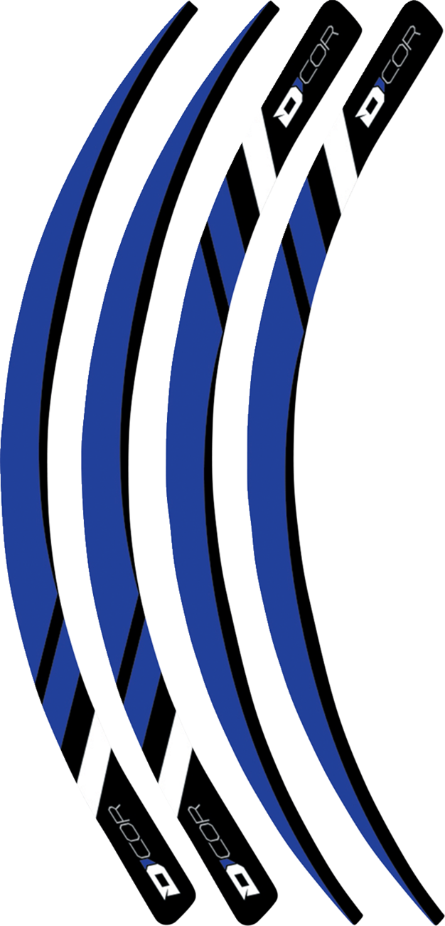 D'COR Visuals Rim Decal - Blue