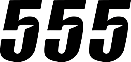 D'COR Visuals Slash Number Plate - Slash Number Plate