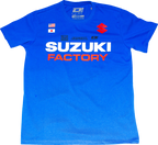 D'COR Visuals Suzuki Factory T-Shirt - Blue