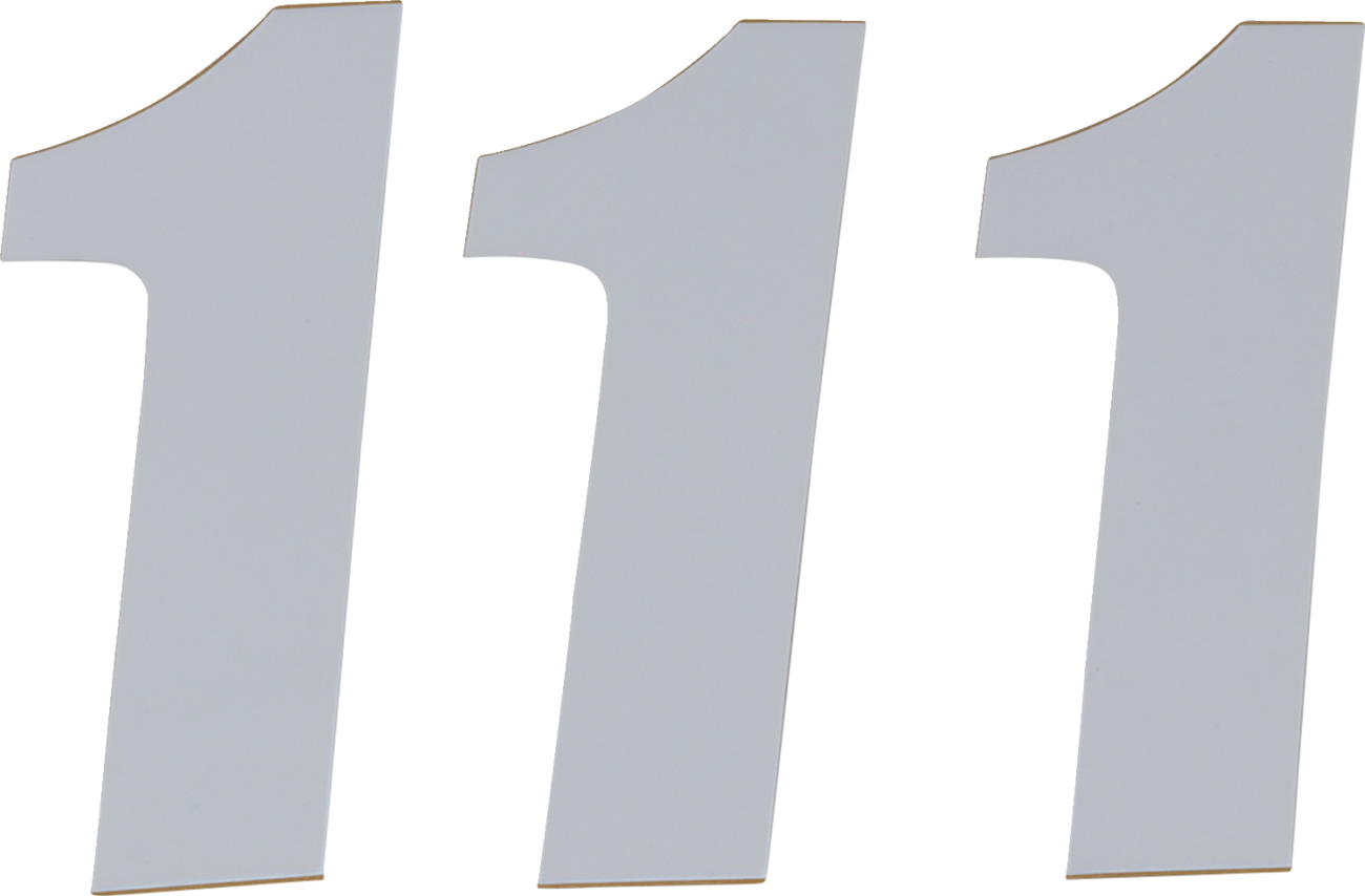 D'COR Visuals SX Plate Number - #1