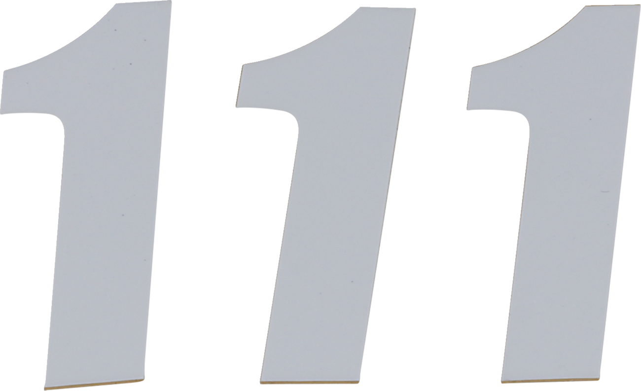 D'COR Visuals SX Plate Number - #1