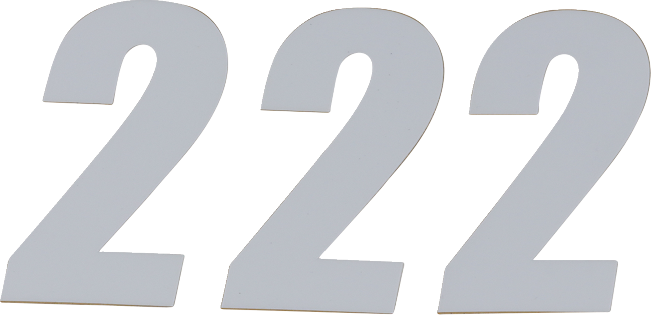 D'COR Visuals SX Plate Number - #2