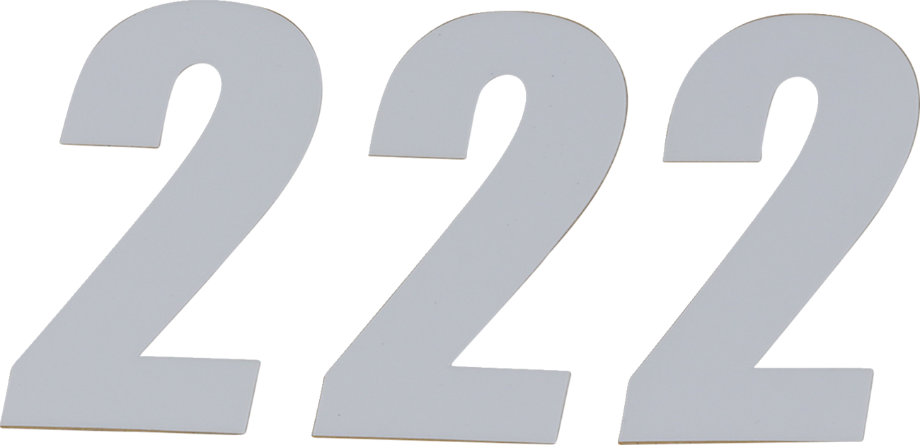 D'COR Visuals SX Plate Number - #2