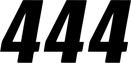 D'COR Visuals SX Plate Number - #4