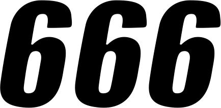 D'COR Visuals SX Plate Number - #6