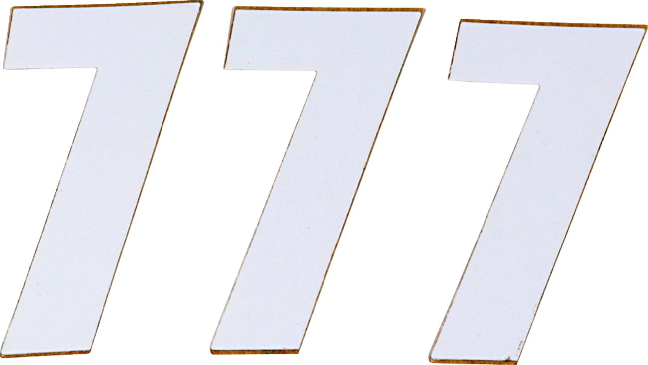 D'COR Visuals SX Plate Number - #7