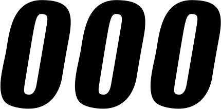D'COR Visuals SX Plate Number - #0