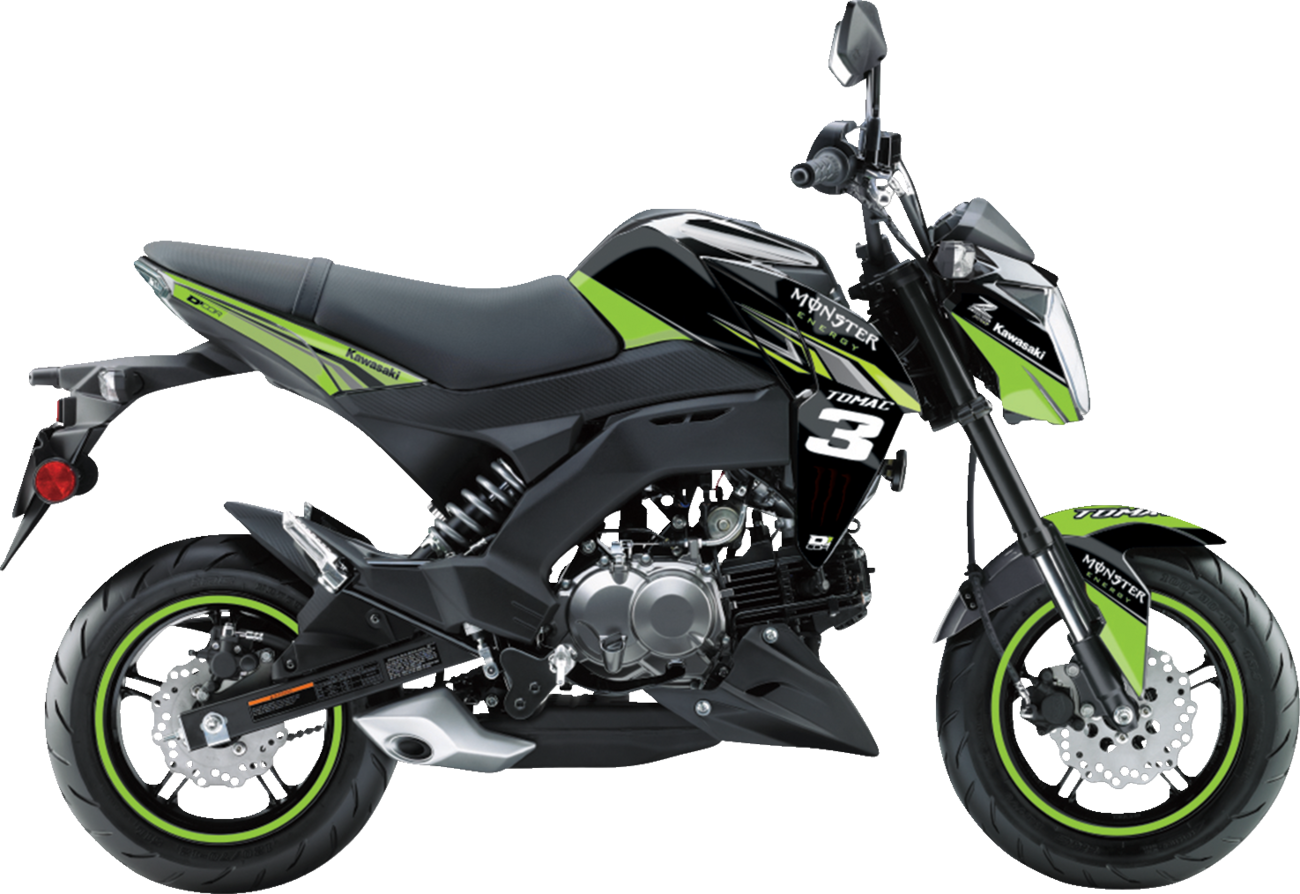 D'COR Visuals Z125 Pro Graphics Kit - Pro Monster Energy