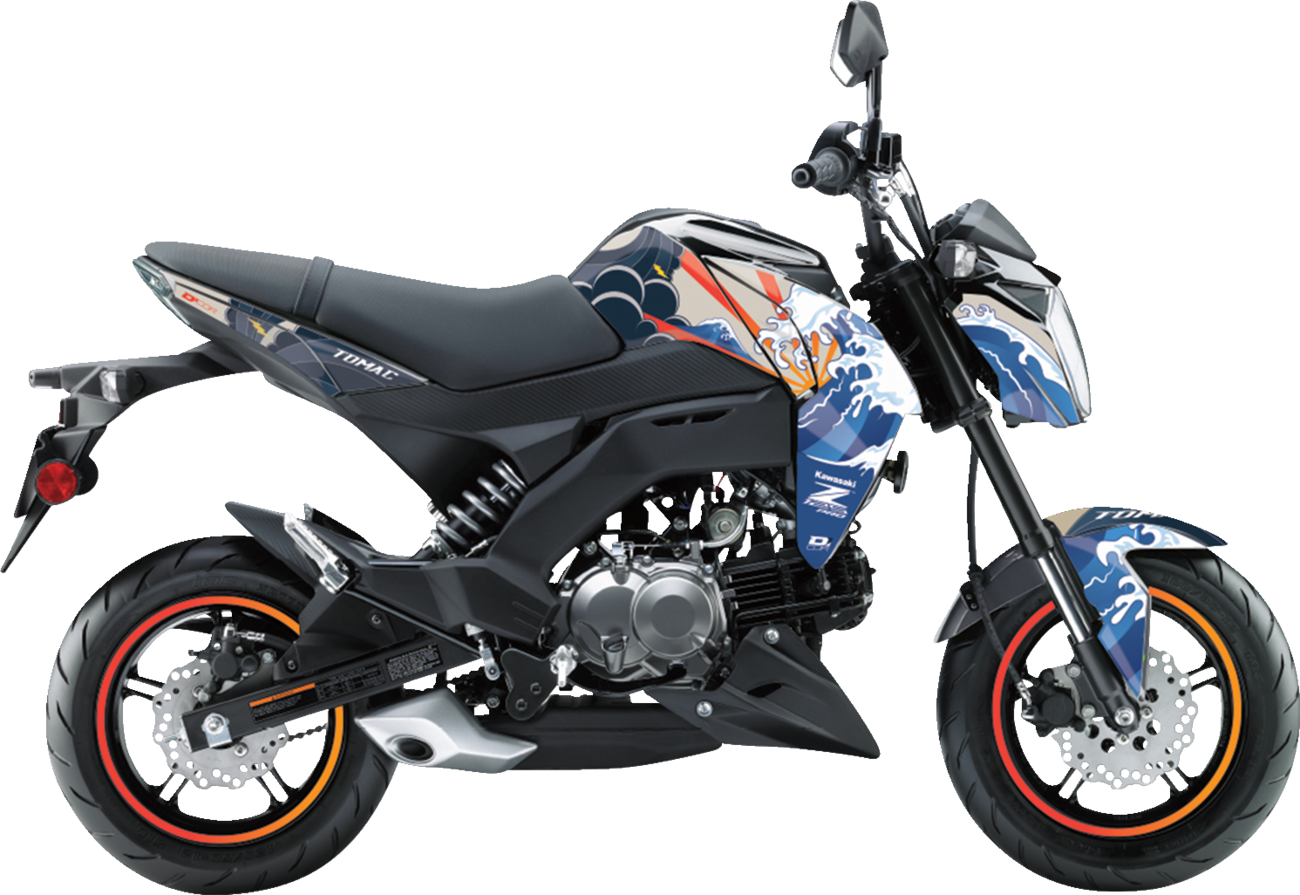 D'COR Visuals Z125 Pro Graphics Kit - Pro The Wave