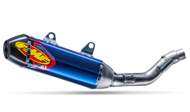 FMF Racing Yamaha YFZ450R 2009-2026; Yamaha YFZ450X 2010-2011 Factory 4.1 RCT Titanium Anodized SL (Slip-On) w/ Carbon Cap 044400