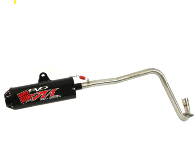 10-4903-BK Big Gun 08-23 Kawasaki KFX 90 Evo M Series Black Out Full System Exhaust