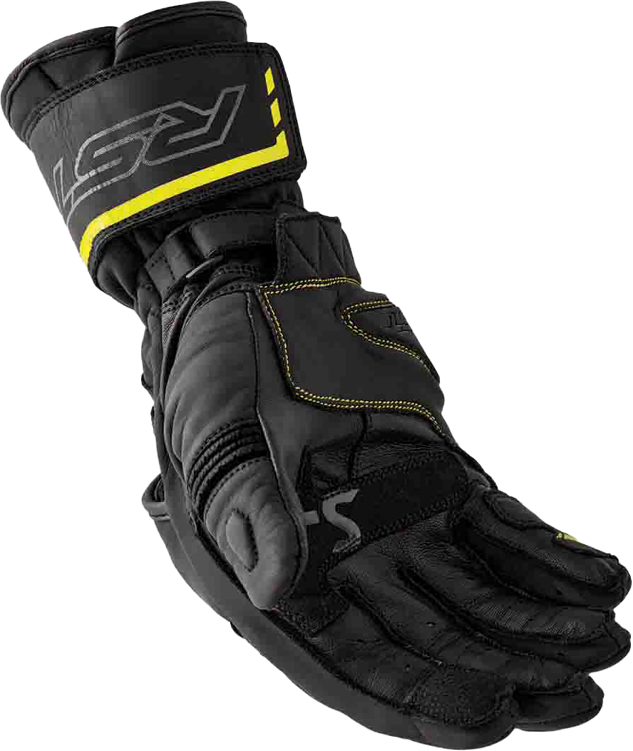 RST S-1 Gloves - Black / Fluorescent Yellow - View 11