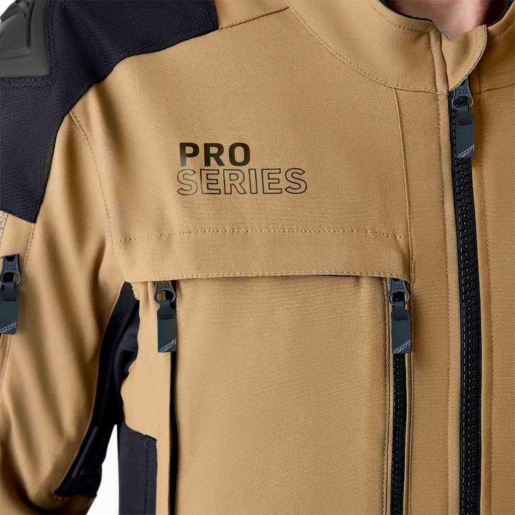 RST Pro Series Adventure-X CE Men's Textile Jacket - Sand / Black - View 14