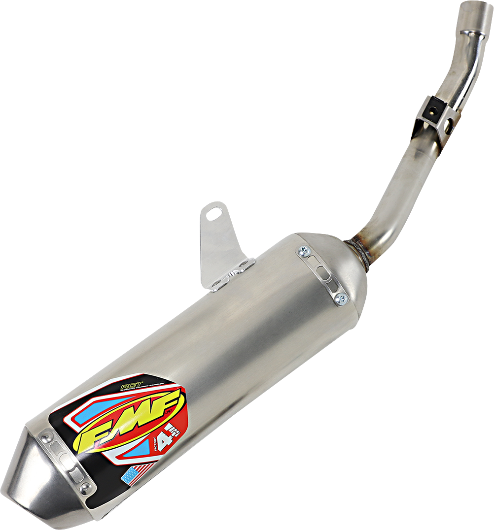 FMF Racing Kawasaki KLX140 2008-2020; Kawasaki KLX140F 2021; Kawasaki KLX140G 2017-2020; Kawasaki KLX140R F / KLX140R L 2022-2026 KAW KLX140/L/G'08-26 S/S ANO TI MINI Factory 4.1 Slip-On MFLR 042383