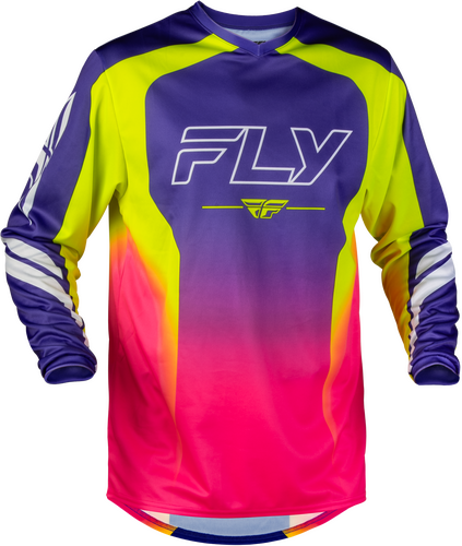 FLY Racing F-16 Raze Jersey (2027) - Purple / Red / Yellow - View 15