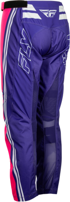 FLY Racing Youth F-16 Raze Pants (2027) - Purple / Red / Yellow - View 9