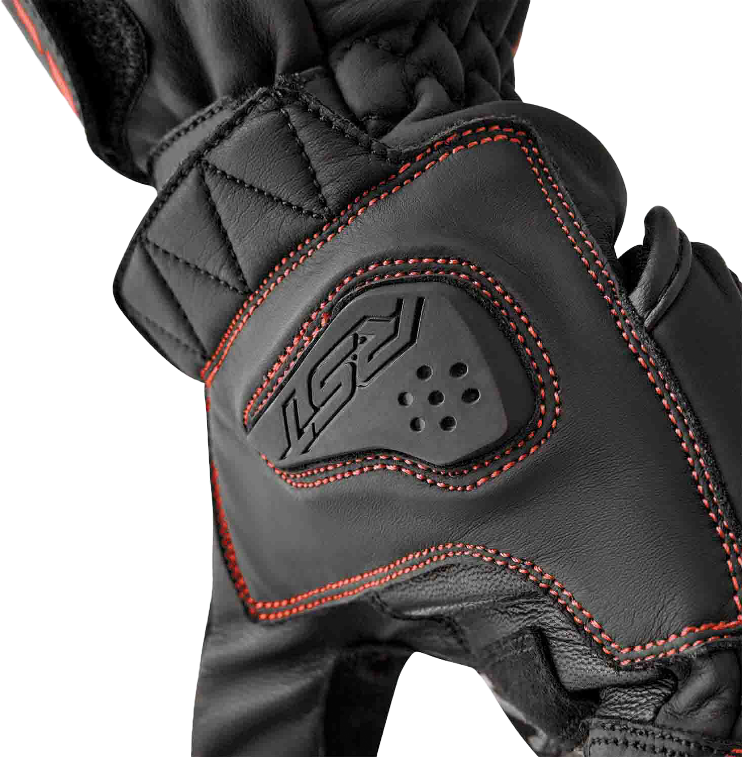RST S-1 Gloves - Black / Red - View 28