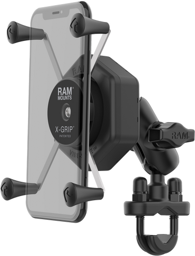 RAM Mounts RAM-B-149Z-UN10-462 X-Grip Vibe-Safe Large Phone Mount with U-Bolt Base Medium