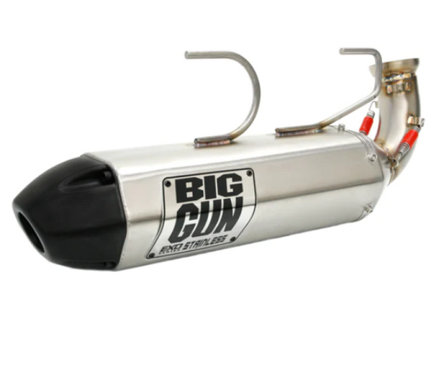 14-7612 Big Gun 09-14 Polaris Sportsman 550/XP/HO/EPS/EFI EXO Stainless Slip On Exhaust