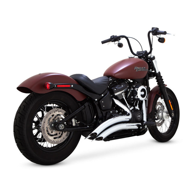 Vance & Hines 18-22 HD Softail / Street Bob 2-2 PCX Big Radius Full System Exhaust - Chrome