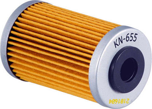 K&N KN-655 Powersports Oil Filter For Husaberg FE250, Husaberg FE390 Enduro, And Husaberg FE450 Enduro