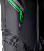 RST S1 D3O Leather Suit - Black / Grey / Fluorescent Green - View 18
