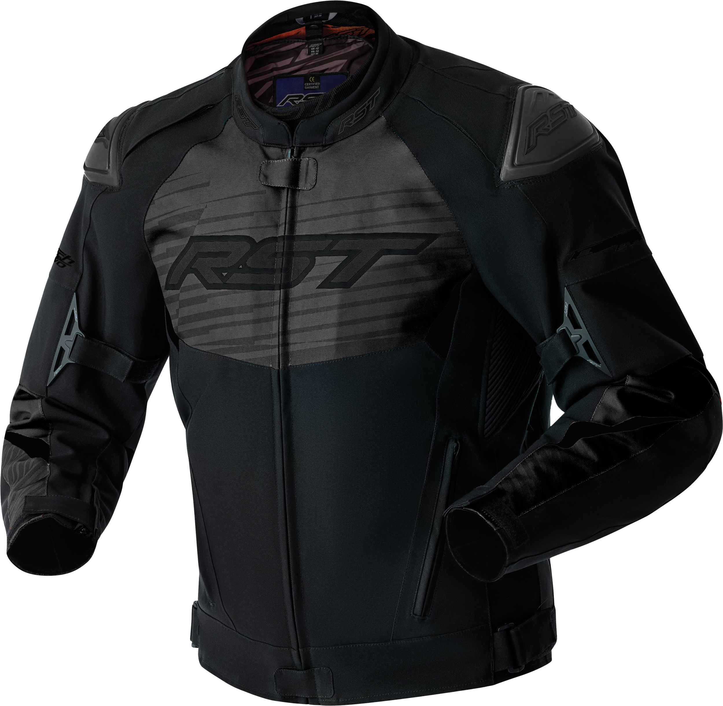 RST Tractech Evo 5 CE Men's Textile Jacket - Black - View 1