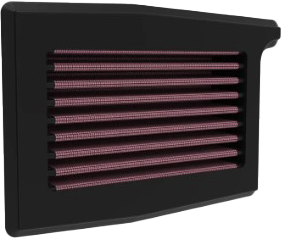 K&N TB-6621 High-Flow Air Filter For Triumph Tiger Sport 660, Triumph Trident 660, And Triumph Trident 660 Triple Tribute Edition