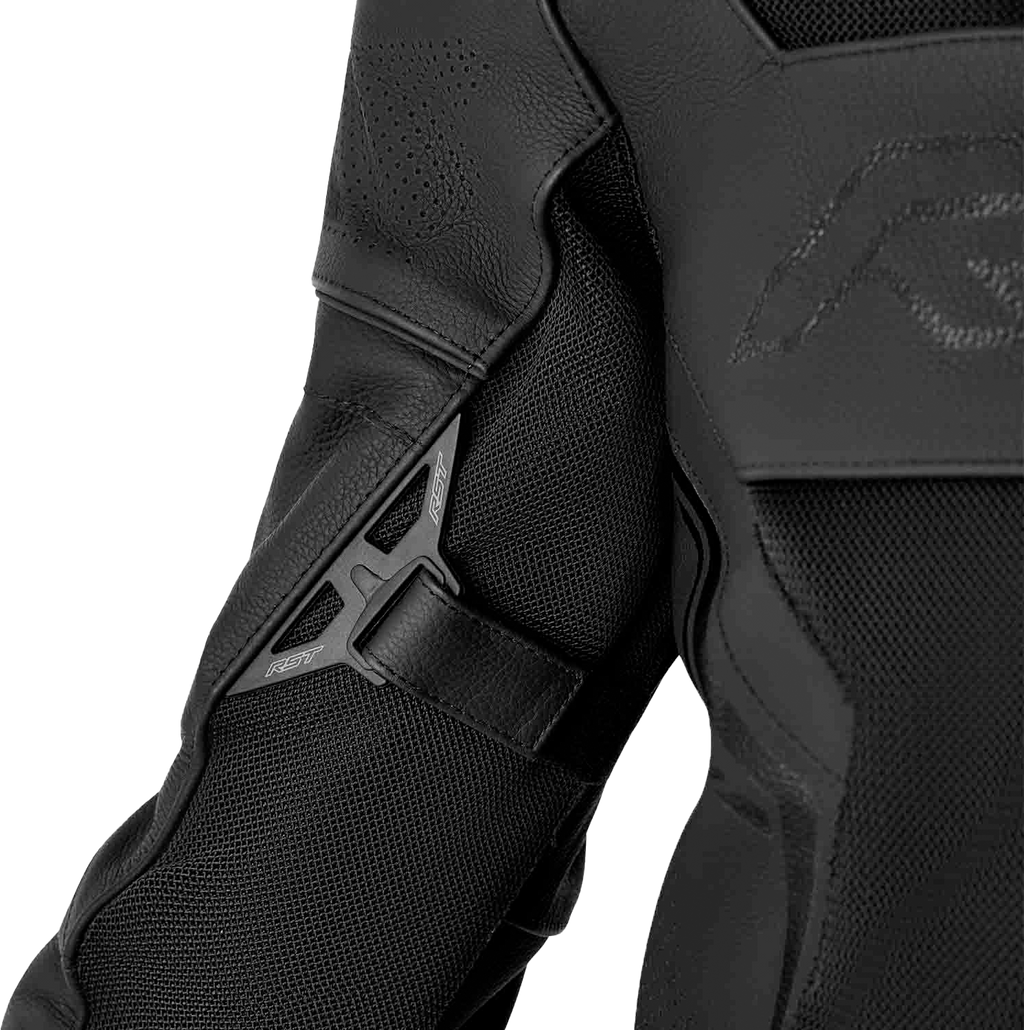 RST S-1 Mesh CE Men's Leather Jacket - Black - View 5
