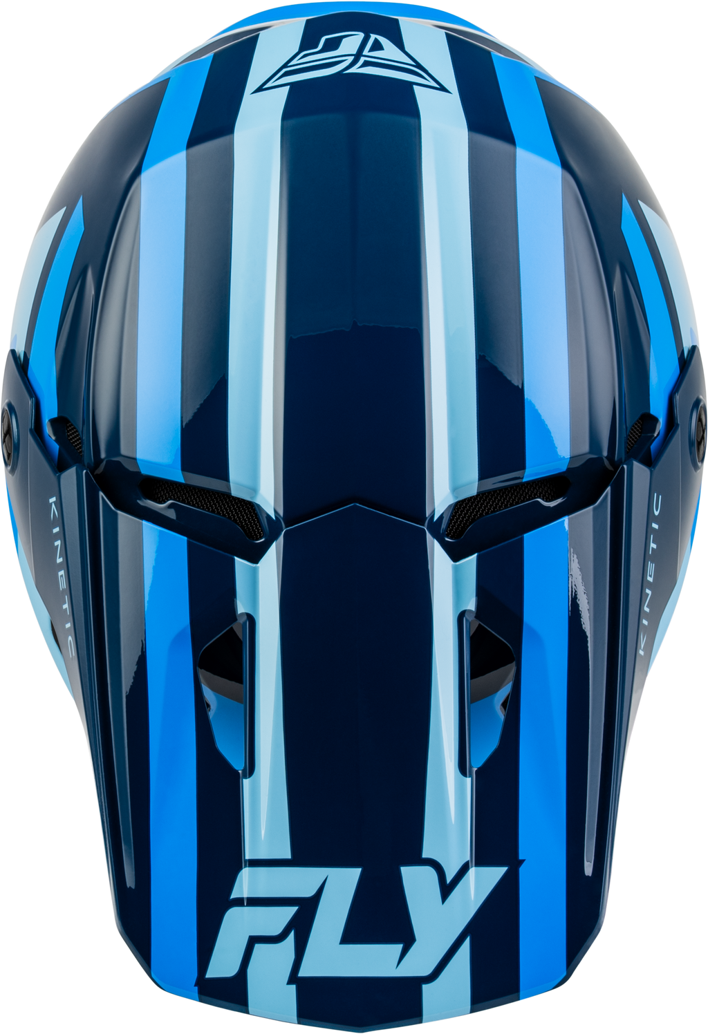 FLY Racing Kinetic Sync Helmet (2027) - Navy / Blue / Light Blue - View 11