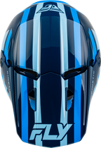 FLY Racing Kinetic Sync Helmet (2027) - Navy / Blue / Light Blue - View 11