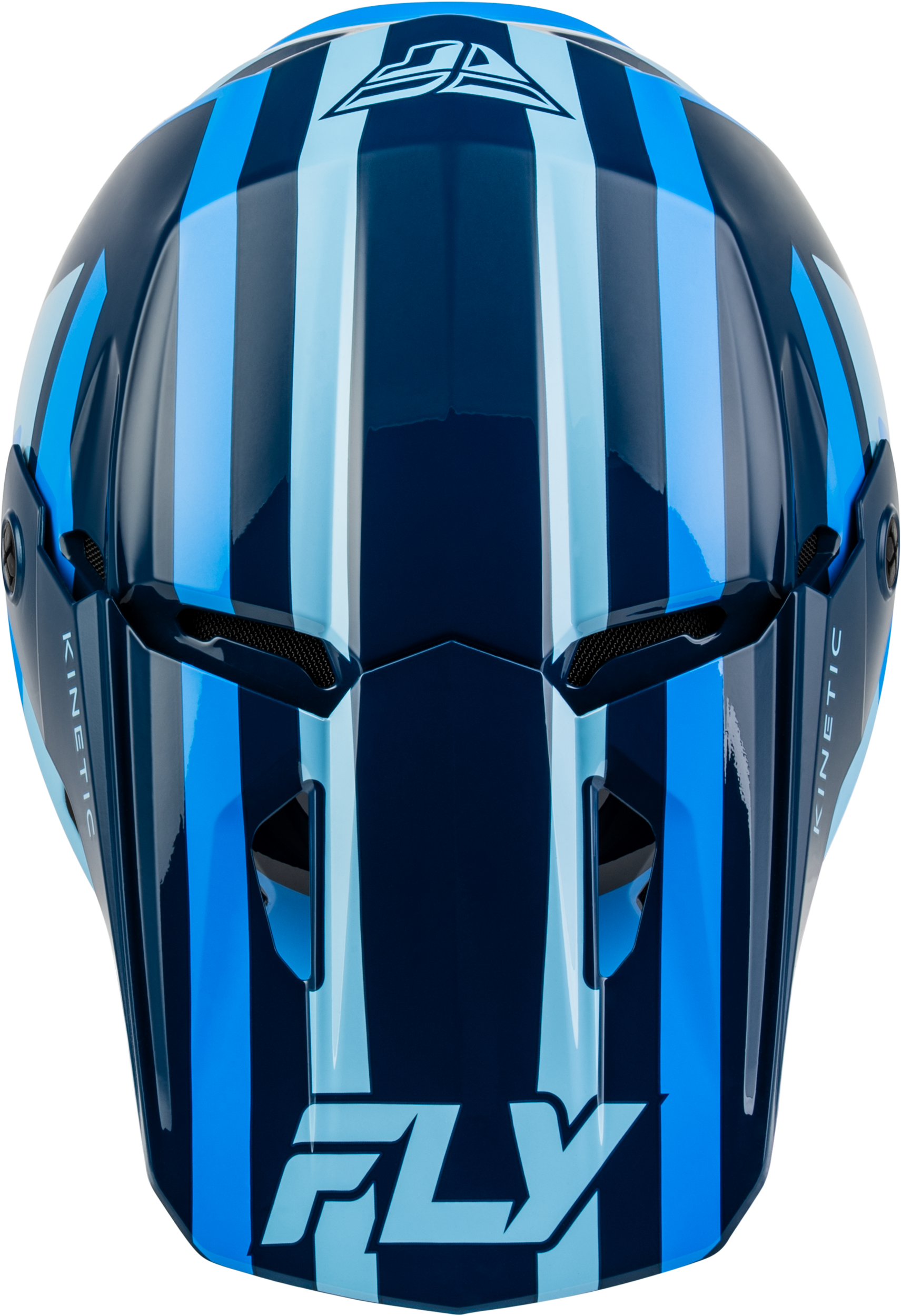 FLY Racing Kinetic Sync Helmet (2027) - Navy / Blue / Light Blue - View 11