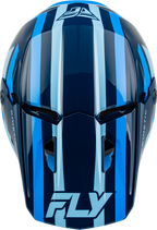 FLY Racing Kinetic Sync Helmet (2027) - Navy / Blue / Light Blue - View 27