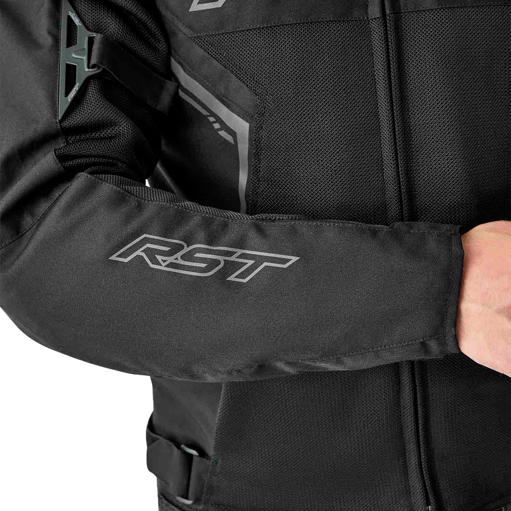 RST S-1 Mesh CE Men's Textile Jacket - Black - View 7